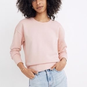 Madewell Garment-Dyed Crop Sweatshirt (NWT)